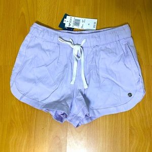 ROXY XS New Impossible Love Purple Athletic Shorts